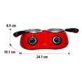 thumbnail image 4 of Total Chef Deluxe Chocolatiere Dual Mini Fondue Candy-Maker, Compact & Versatile Candy & Chocolate Maker, 4 of 8