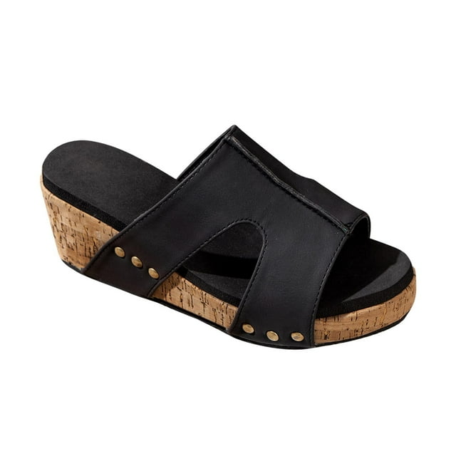 Amzcrzy Zapatos de mujer,Zapatos de mujer,Zapatillas de mujer, Sandalias romanas de tacón alto con suela gruesa y diseño de pico de pez para mujer Sandalias Mujer Zapatillas De Casa