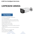 thumbnail image 6 of LTS LXIP9C82W-28MDA PRO-X IP 8MP 2.8mm 24/7 Color Ai WDR Built-in Mic NDAA Bullet Camera, 6 of 8