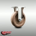 thumbnail image 2 of 5 Inch 316SS High Temp Glass Filled Nylon Wheel Rigid Top Plate Caster SCC, 2 of 2