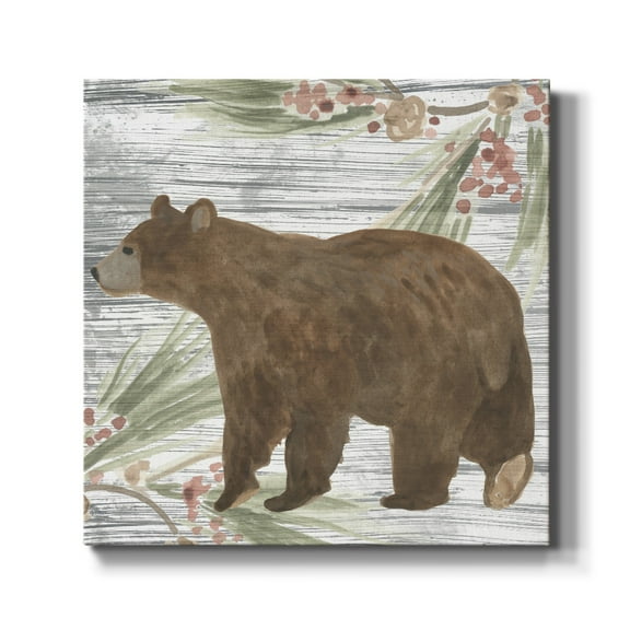 Wexford Home Pinecone Lodge IV-Premium Gallery Wrapped Canvas, 10" x 10" - Ready to Hang