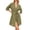Army Green, variant on Women Robes Knee Length Waffle Knit Soft Bathrobe Lightweight Loungewear