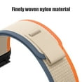 thumbnail image 5 of Nylon Woven Smart Watch Strap | 20mm 22mm 26mm | Quick Release Buckle | Adjustable Breathable Band | Lightweight Durable Replacement | Black Gray White | Outdoor Use, 5 of 6