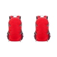 thumbnail image 3 of Guardoinrt Sac à Dos de Camping Pratique et Polyvalent Facile à Transporter Sac à Dos en Nylon Pliable Léger Rouge 2Set, 3 of 6