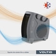 thumbnail image 3 of Calefactor Ventilador Calentador Electrico 1500W Portatil gris 1, 3 of 8