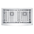 thumbnail image 4 of Spa World Anzzi K-AZ3320-4AS 33 in. Elysian Series Farm House Dual Basin Handmade Kitchen Sink, 4 of 5