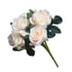 thumbnail image 5 of Ramo de rosas artificiales de 13 cabezas, simulación, decoración floral, oficina en casa, borde enrollado, flor falsa, champán seitruly HA8260-02B, 5 of 6