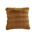 thumbnail image 5 of Fancyes Plush Pillow Cover, Decorative Pillow Case, Compact Multipurpose Accessories 17x17 Inch Cushion Cover, Pillow Case for Bed, Sofa, Living Room Khaki, 5 of 8