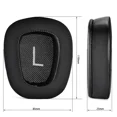 thumbnail image 6 of Earpads For Logitech G633 G933 G935 Headphone Accessories Replace Black Cooling Gel Earpads Cushion Covers Headsets Repair Parts, 6 of 17