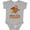 AC-Heather Grey, variant on Inktastic Daddy's Little Turkey Boys or Girls Baby Bodysuit