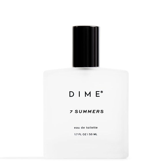 Dime Beauty Perfume 7 Summers, 1,7 oz / 50 ml - Dulce aroma floral, hipoalergénico, perfume limpio, Eau de Toilette para mujer