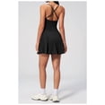 thumbnail image 5 of PISONIC Womens Tennis Dress, 2-in-1 Golf Workout Dress with Built-in Bra & Shorts Pockets, Athletic Dresses with Adjustable Strap, 5 of 6