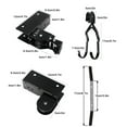 thumbnail image 7 of Bike Hoist Garage  Lift Pulley System 60kg Steel Black 2 Rack Hooks, 7 of 7