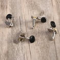 thumbnail image 2 of Shisuyan 4pcs 2R2L Ukulele Keys Tuning Pegs Machine Heads Tuners for Ukulele 4 String Guitar with Black Button, 2 of 7