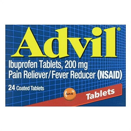 Advil Advanced Medicine For Pain And Fever Reducer, Ibuprofen 200 Mg, Tablets - 24 Ea, 2 Pack