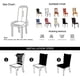 thumbnail image 2 of Nvzi Dining Chair Cover for Dining Room Set of 6 Grey Stretch Removable Washable Kitchen Parsons Chair Covers 6 Pack, Flower Pattern C, 2 of 4