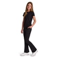 thumbnail image 5 of Reebok Girl's Legacy Short Sleeve Ruched Performance Top, Sizes 4-18, 5 of 7