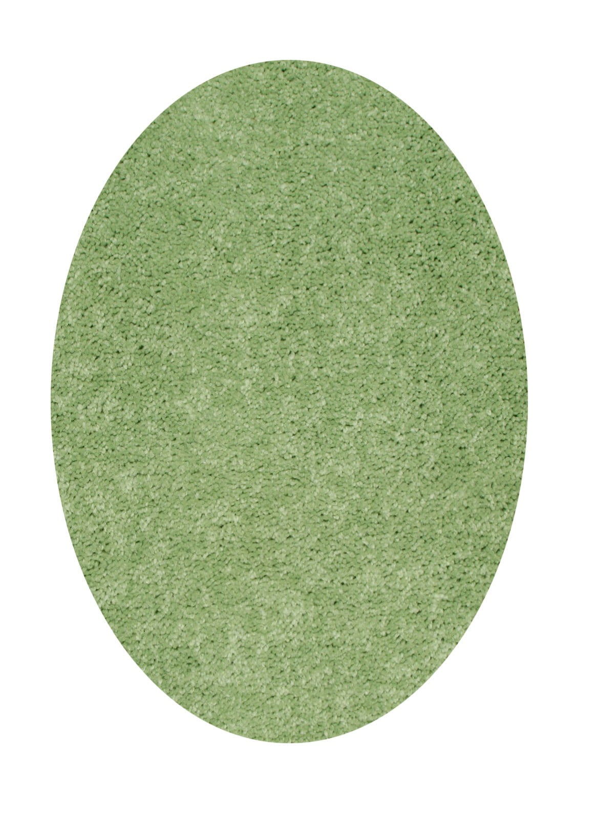 Home Queen Solid Color Oval Shape Lime Green 2'X12' Oval Shape - Area ...