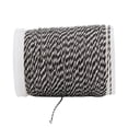 thumbnail image 2 of Hilo de nailon duradero de 120m para suministros de tiro con arco (negro + blanco), 2 of 10