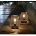 thumbnail image 2 of Linterna LED con diseño de jaula de metal de FloreceBien, funciona con pilas, inalámbrica, con luz decorativa y LED, ideal para bodas, fiestas, eventos en el patio, para interiores y exteriores, 2 of 8