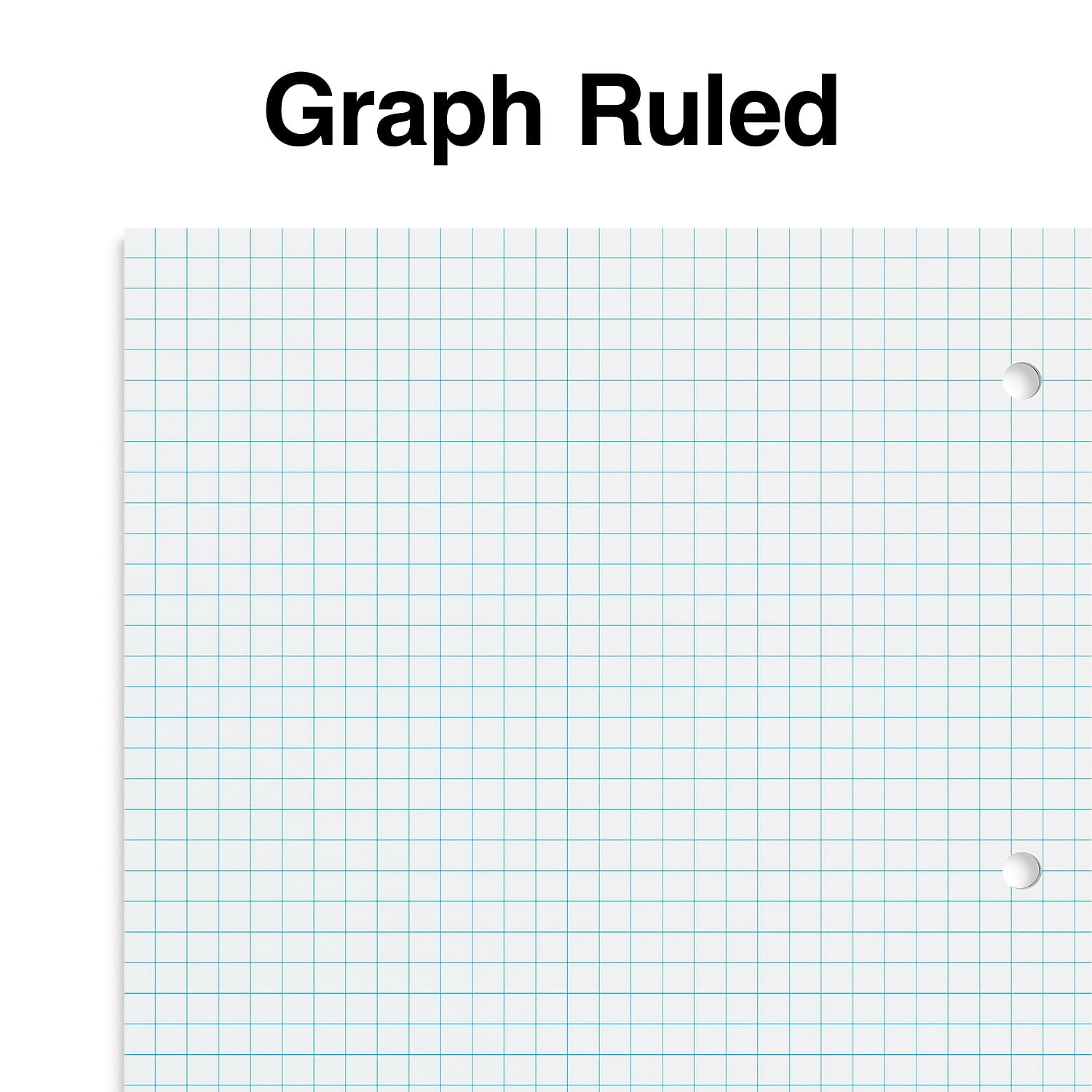 Staples Premium 1-Subject Notebook 8" x 11" Graph Ruled 100 Sheets Blue (TR58323) ST58323DVS