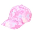thumbnail image 4 of LIIPEE Girls Boys Baseball Cap Cartoon Printed Wide Brim Visor Hat High Ponytail Hat Protection Caps Kids Leisure Vacation Hats,Hot Pink,One Size, 4 of 4