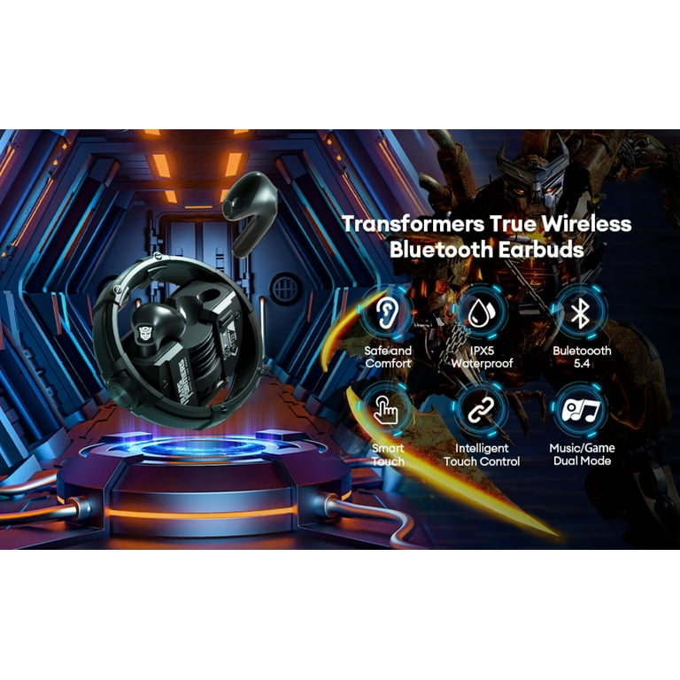 Transformers TF-T23 Wireless Earbuds Bluetooth Headphones