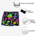 thumbnail image 6 of Balery Bright Mushrooms Men's Boxer Briefs, Soft and Breathable Cotton Underwear with nylon Waistband-XX-Large, 6 of 9