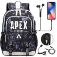 thumbnail image 4 of AMERTEER Sac à Dos Étudiants APEX Legends Port de Charge USB Sac de Jour Léger Sac de Voyage Graphique, 4 of 7