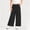 Black, variant on Xdegoge Girls Wide Leg Pants High Waisted Loose Fit Casual Flowy Comfy Lounge Pants with Pockets Summer Sports Lightweight Trousers