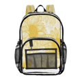 thumbnail image 4 of Iauyy Clear Backpack Heavy Duty PVC Transparent Backpack for College Workplace, Light Yellow Line, 4 of 8