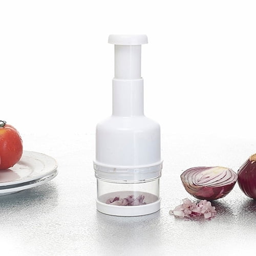 Valore Manual Food Processor Vegetable Chopper Large 1.2 L (5 cups) - Easy  to Clean Garlic Onion Cutter, Portable All Purpose Quick Chop Kitchen