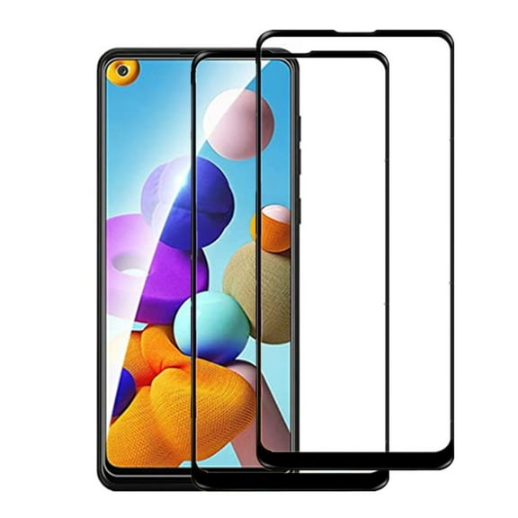 2pack Screen Protector For Samsung Galaxy A21 A215 Full Coverage Tempered Glass Screen Protector