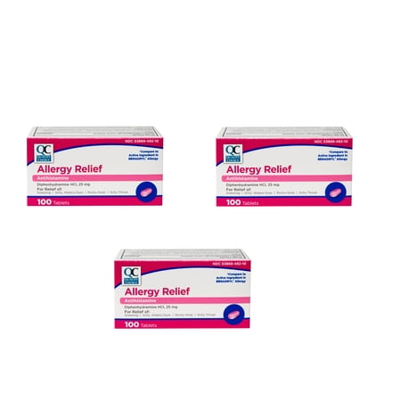 3 Pack Quality Choice Allergy Complete 100 Tablets Each