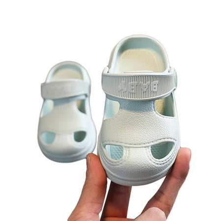 

Toddler Baby Girl Sandals Infant Prewalker First Toddler Kid Hole With Soft Bottom Non-slip First Walking Slippers Casual Sneakers