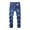 style-01 Dark Blue, variant on Boys Jeans Baggy Boys' Stretch Skinny Fit Denim Jean, Zipper Fly & Button Closure Size 13 (Brown,13 Years)