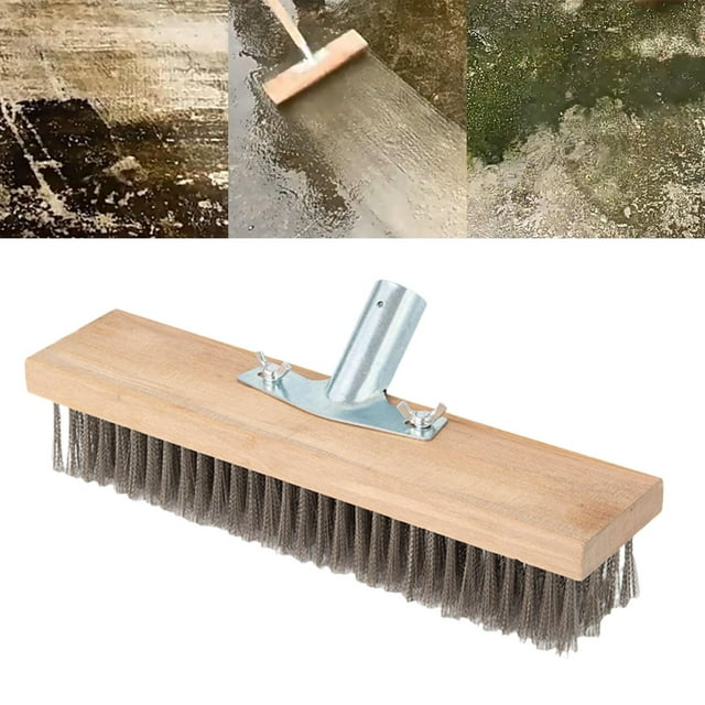 Cepillo para piso Colamx cabezal de cepillo de limpieza Acero inoxidable 30 centimetros