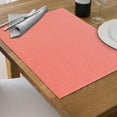 thumbnail image 3 of Vinyl Placemat Linen Coral 12 X 18 - Ensemble De 12, 3 of 4