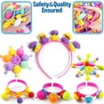 Seenda Pop Beads,500 Pcs Snap Beads for Kids Crafts DIY Jewelry Making