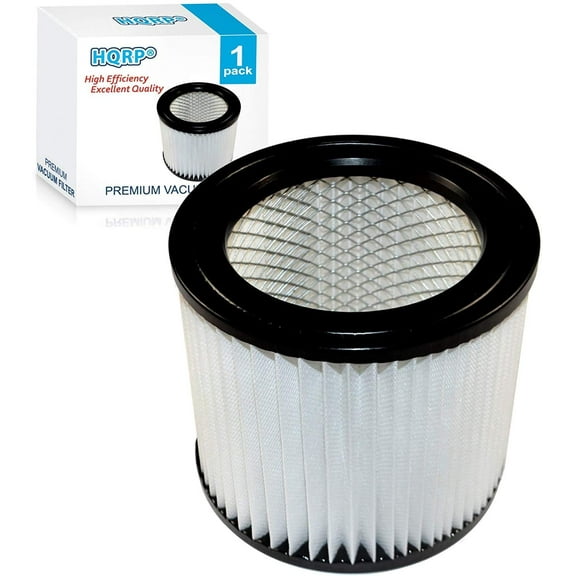 HQRP Small Cartridge Filter for Shop-vac 5 gallon HangUp & 1-4 gallon Wet/Dry Vacuums, 90398 Type AA