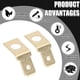 thumbnail image 4 of Adaptador de Desconexión Sin Soldadoura, Conectores de Desconexión rápida 100 piezas conexión fácil para 10 pernos para control eléctrico, 4 of 7