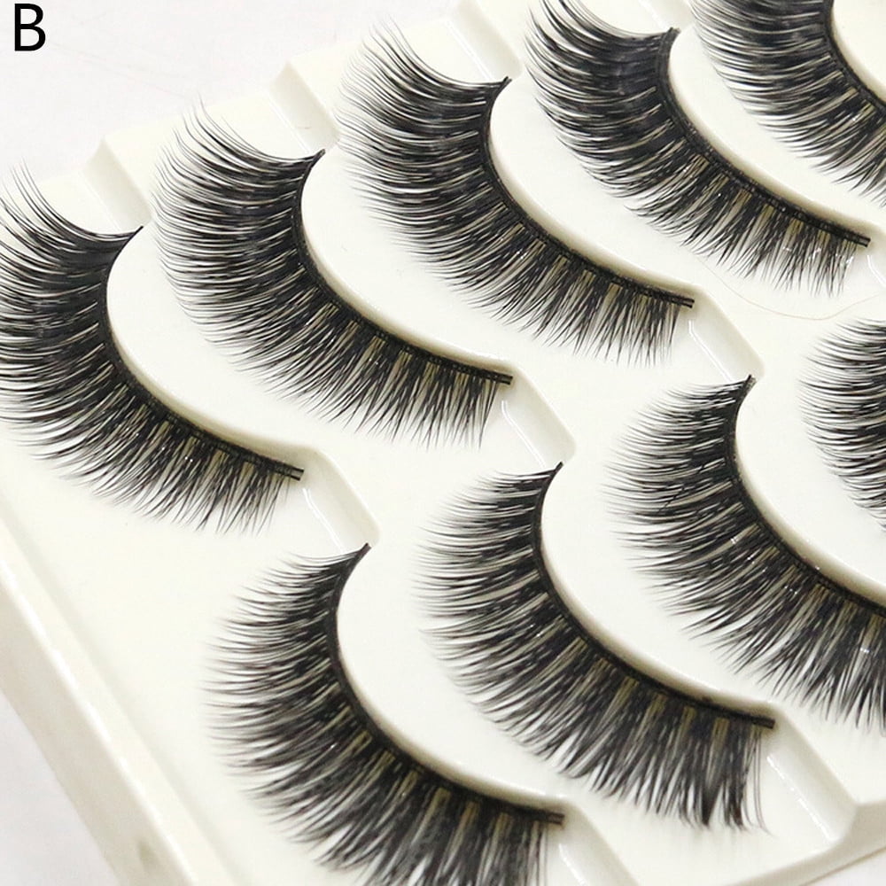 Thick Lashes 20mm Natural Eyelashes Bulk False Eyelash Storage 5d Lashes Pack Wispy Natural Lashes Water Activated Eyelashes Long Thick Eyelashes 4d Makeup Graceful Lashes Flat Lashes B Curl Eyelash