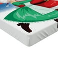 thumbnail image 2 of Ambesonne Western Fitted Sheet, Traditional Cowboy Theme, Queen Size, Orange Dark Orange, 2 of 3