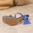 thumbnail image 6 of Wowcloth Women's High Heel Slides - Comfortable Plus Size Solid Color with Transparent and Open Toe Design for Casual Fashion Wear, 6 of 9