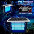 thumbnail image 4 of Powerful Solar Bug Zapper Outdoor for 2000 sq.ft with 13FT Extension Cord, Rechargeable Mosquito Zapper with High Powered, Waterproof Solar Fly Zapper for Patio Garden Backyard RV Camping, 4 of 7