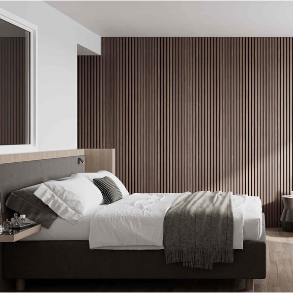 Walnut Acoustic Slat Wood Wall Panel