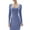 Blue, variant on SHAPERX Women's Long Sleeve Dress Soft Lounge Ribbed Square Neck Bodycon Maxi Dresses