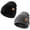 Black+Dark Grey, variant on REDESS 2 Pack Warm Winter Knit Cuffed Beanie Hat for Men and Women,Black+Black