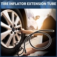 thumbnail image 3 of 1 Juego de Tubo de Extensión para Inflador de Neumáticos de 35.43" con Chuck de Aire No Inflable 0.305inx32TPI para Coche Motocicleta, 3 of 6