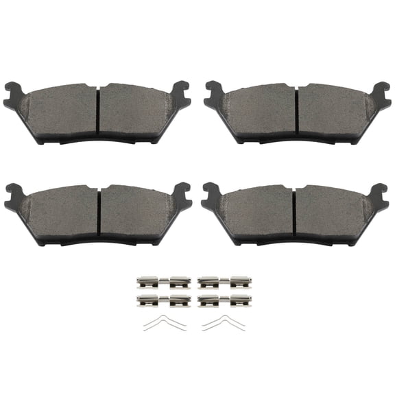 cciyu D2383 Rear Ceramic Disc Brake Pads Kit For Ford For Expedition 2023-2024,For Ford For F-150 2021-2024,For Ford For F-150 Lightning 2022,For Lincoln For Navigator 2023-2024